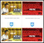 GUTTER PAIRS - PITCAIRN Isl. - 1988